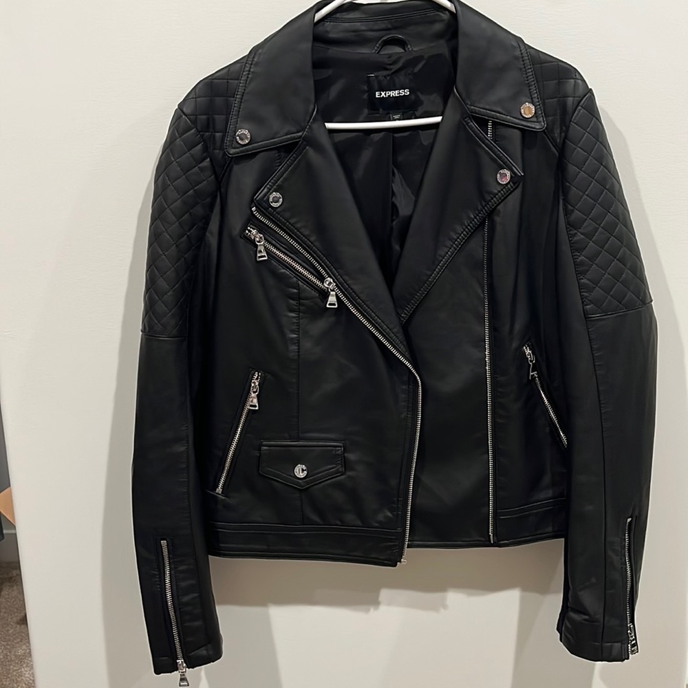 Express leather jacket